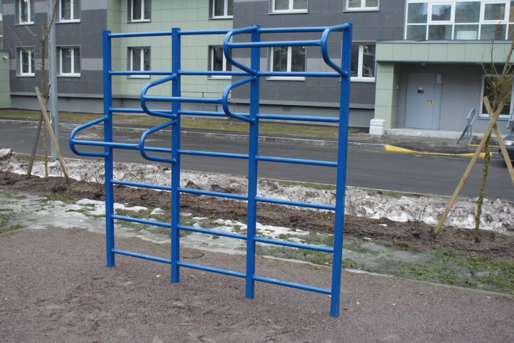 Sprossenwand bei Calisthenics Park at Ростовская улица, Шушары – Foto 3 von 4