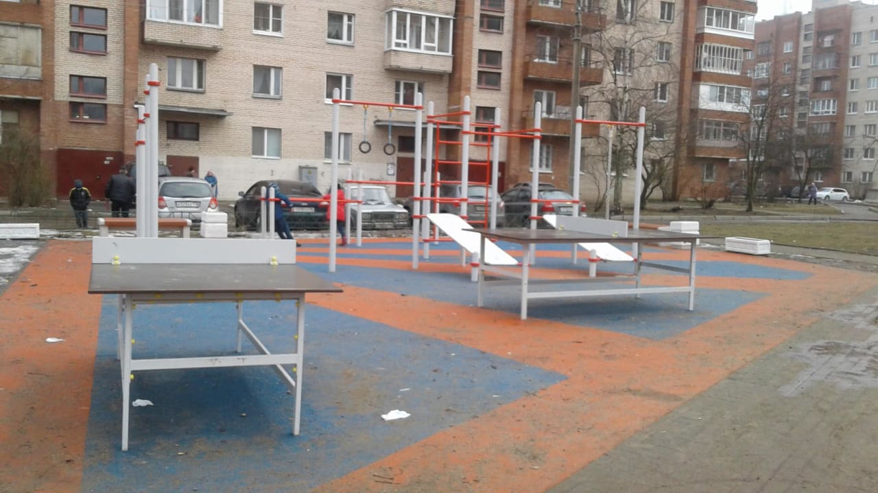 Klimmzugstange bei Calisthenics Park at Университетский проспект, Петергоф – Foto 1 von 2