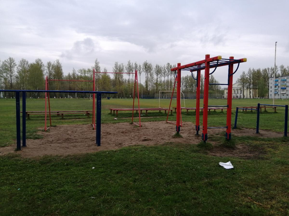 Hangelstange bei Calisthenics Park at улица Строителей, Дно – Foto 3 von 3