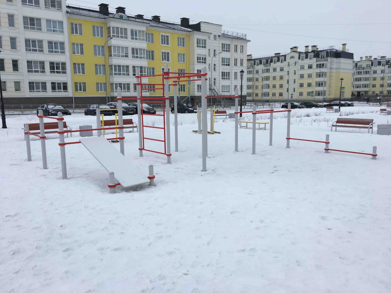 Klimmzugstange bei Calisthenics Park at Анциферовская улица, Пушкин – Foto 1 von 4