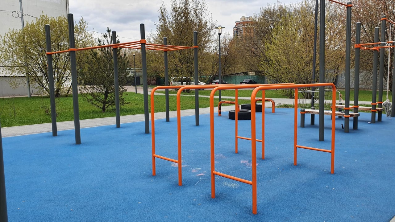 Rope Climb Station at Calisthenics Park at аллея Ветеранов, Москва #wp2661 – photo 7 of 8