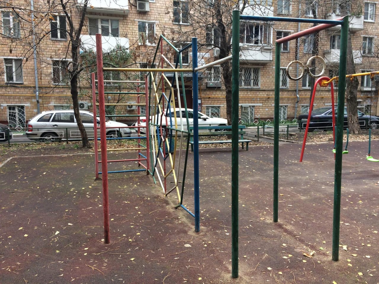 Gymnastic Rings at Calisthenics Park at улица Асеева, Москва – photo 3 of 4