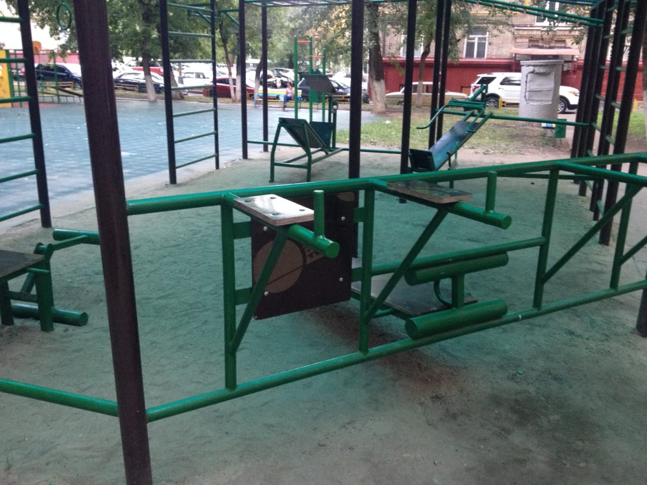 Шведская стенка на площадке Calisthenics Park at Профсоюзная улица, Москва #wp2747 – фото 4 из 11