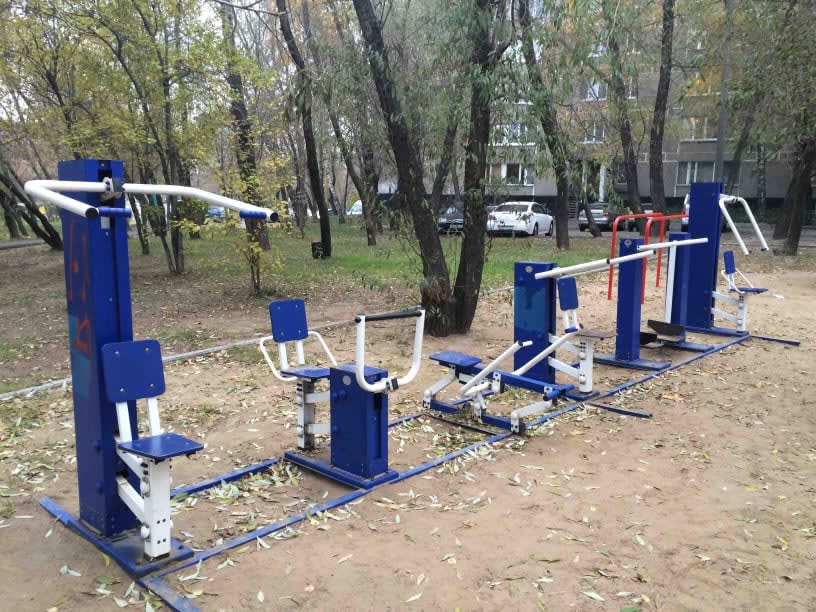 Турнік на майданчику Calisthenics Park at Шипиловская улица, Москва #wp2830 – фото 1 з 3