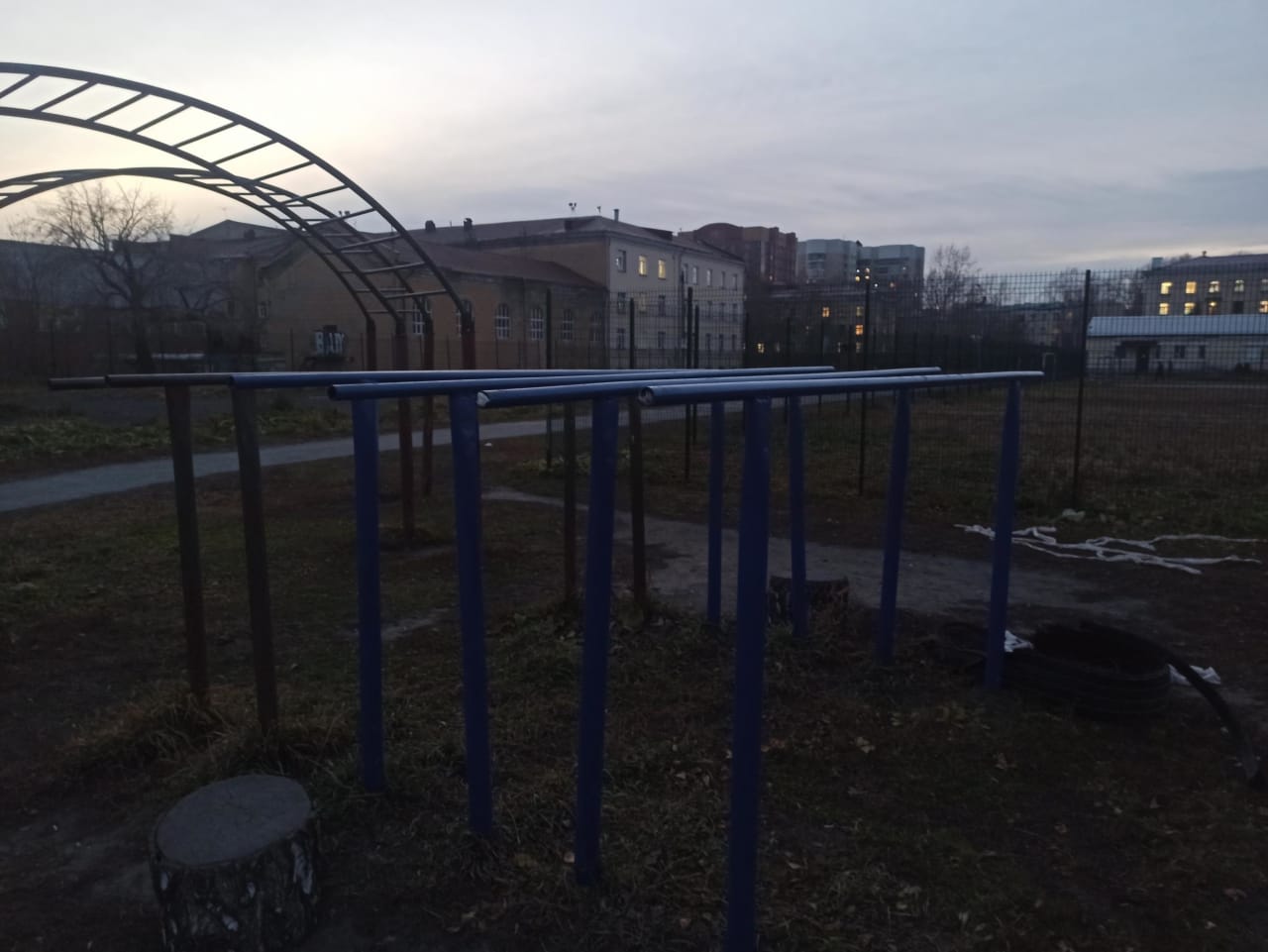 Sprossenwand bei Calisthenics Park at улица Тургенева, городской округ Новосибирск – Foto 4 von 4