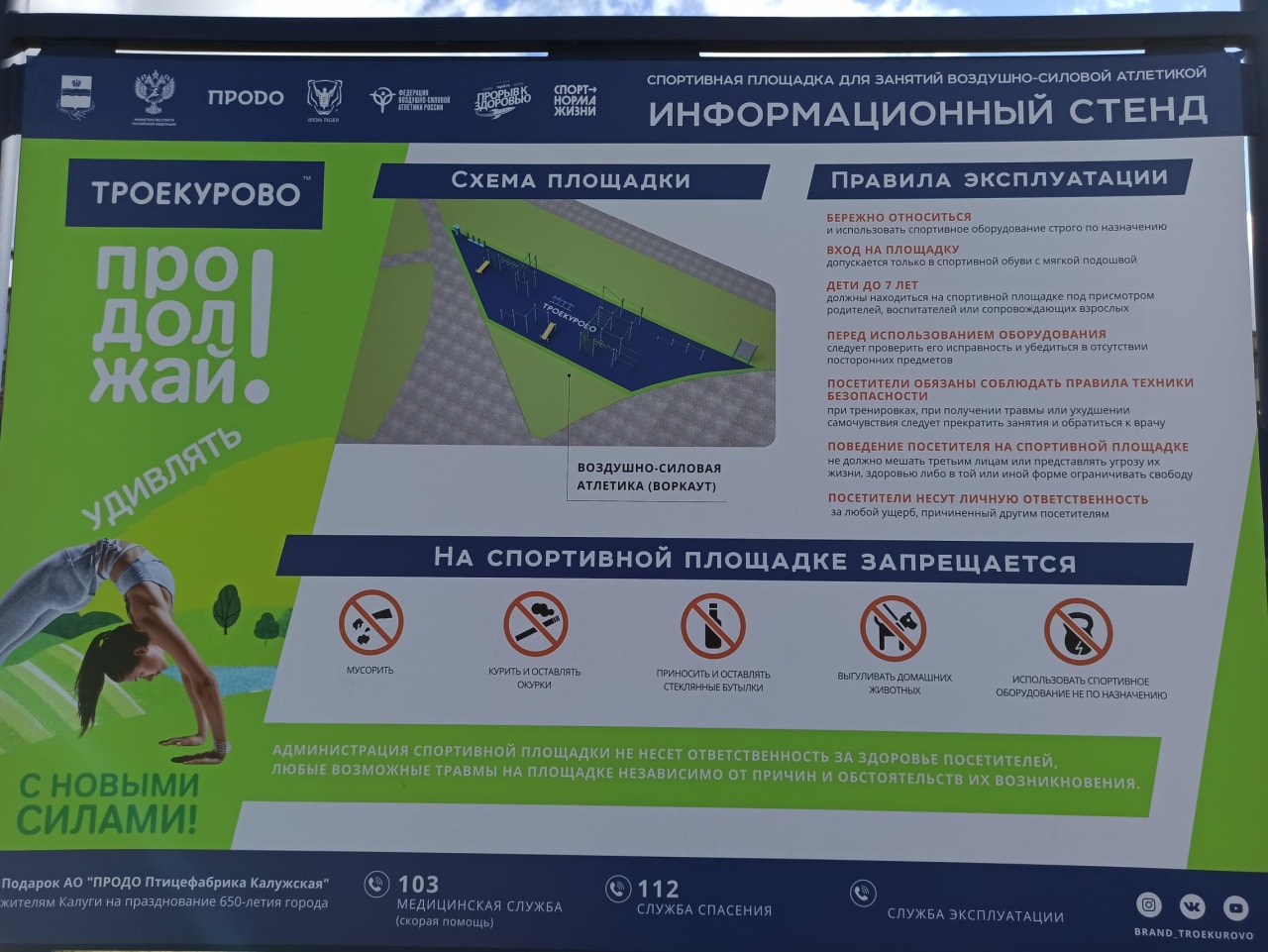 Sprossenwand bei Calisthenics Park at улица Марата, Калуга – Foto 3 von 3
