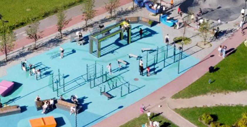 Klimmzugstange bei Calisthenics Park at проспект Строителей, Кудрово – Foto 1 von 1
