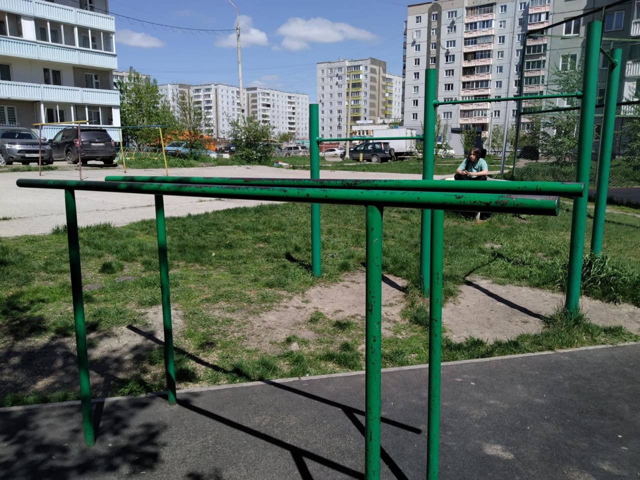 Sprossenwand bei Calisthenics Park at улица Мате Залки, Красноярск – Foto 4 von 4