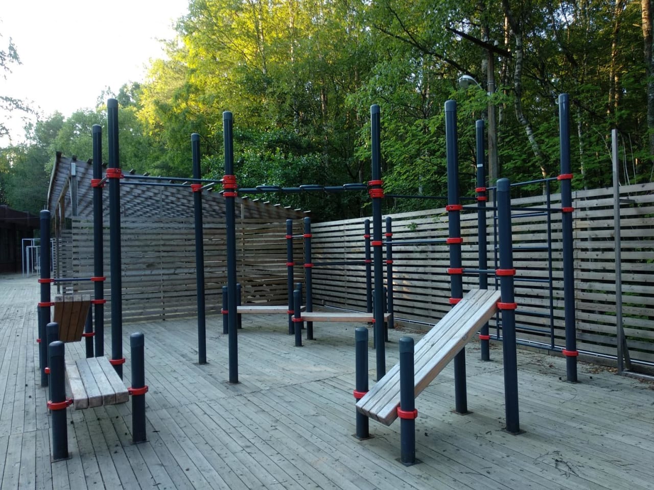 Klimmzugstange bei Calisthenics Park at Таможенная дорога, Сестрорецк – Foto 1 von 2