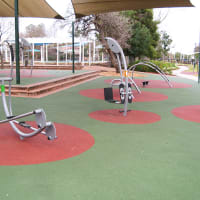 Victoria Park
The UrbanFiT outdoor gym at Victoria Park used strategic soft-fall and equipment based on four main areas of health to mark different workout zones. - thumbnail 3