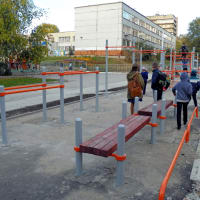 Calisthenics Park at улица Щетинкина, Новосибирск - thumbnail 2