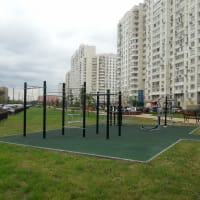 Calisthenics Park at Окская улица (дублёр), Москва - thumbnail 2