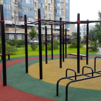 Calisthenics Park at Соколово-Мещерская улица, Москва - thumbnail 3