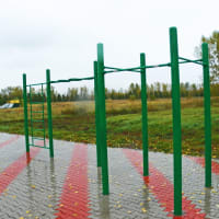 Calisthenics Park at Кубанская улица, Красноярск - thumbnail 4