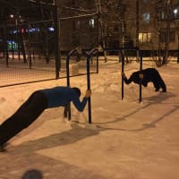 Calisthenics Park at Колобановская улица, Санкт-Петербург - thumbnail 2