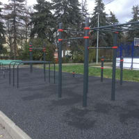 Calisthenics Park at улица Академика Хохлова, Москва #wp1573 - thumbnail 4