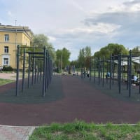 Calisthenics Park at Пулковское шоссе, Санкт-Петербург - thumbnail 4
