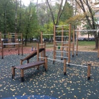 Calisthenics Park at улица Марии Ульяновой, Москва - thumbnail 2