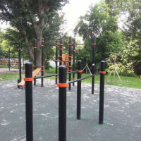 Calisthenics Park at Каширское шоссе, Москва #wp1765 - thumbnail 2