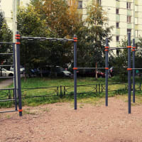 Calisthenics Park at проспект Маршала Жукова, Санкт-Петербург - thumbnail 2
