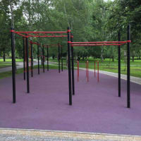 Calisthenics Park at Загородное шоссе, Москва - thumbnail 4