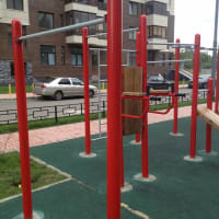 Calisthenics Park at улица Колпакова, Мытищи #wp2082 - thumbnail 3