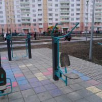 Calisthenics Park at Изюмская улица, Москва #wp2133 - thumbnail 2