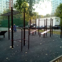 Calisthenics Park at улица Крылатские Холмы, Москва #wp2155 - thumbnail 3