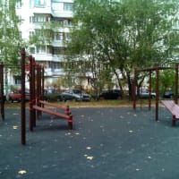 Calisthenics Park at улица Крылатские Холмы, Москва #wp2155 - thumbnail 4