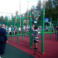 Calisthenics Park at улица Горького, Старая Купавна - thumbnail 4
