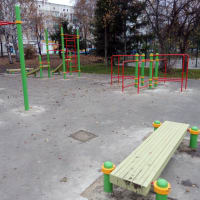 Calisthenics Park at бульвар Строителей, Кемерово #wp2478 - thumbnail 3