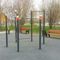 Calisthenics Park at улица Марьинский Парк, Москва #wp2501 - thumbnail 5