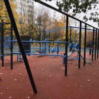 Calisthenics Park at улица Мичуринский Проспект, Олимпийская Деревня, Москва - thumbnail 4