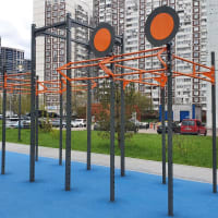 Calisthenics Park at аллея Ветеранов, Москва #wp2661 - thumbnail 4