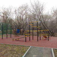 Calisthenics Park at улица Архитектора Власова, Москва #wp2720 - thumbnail 2