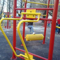 Calisthenics Park at Ангарская улица, Москва - thumbnail 3