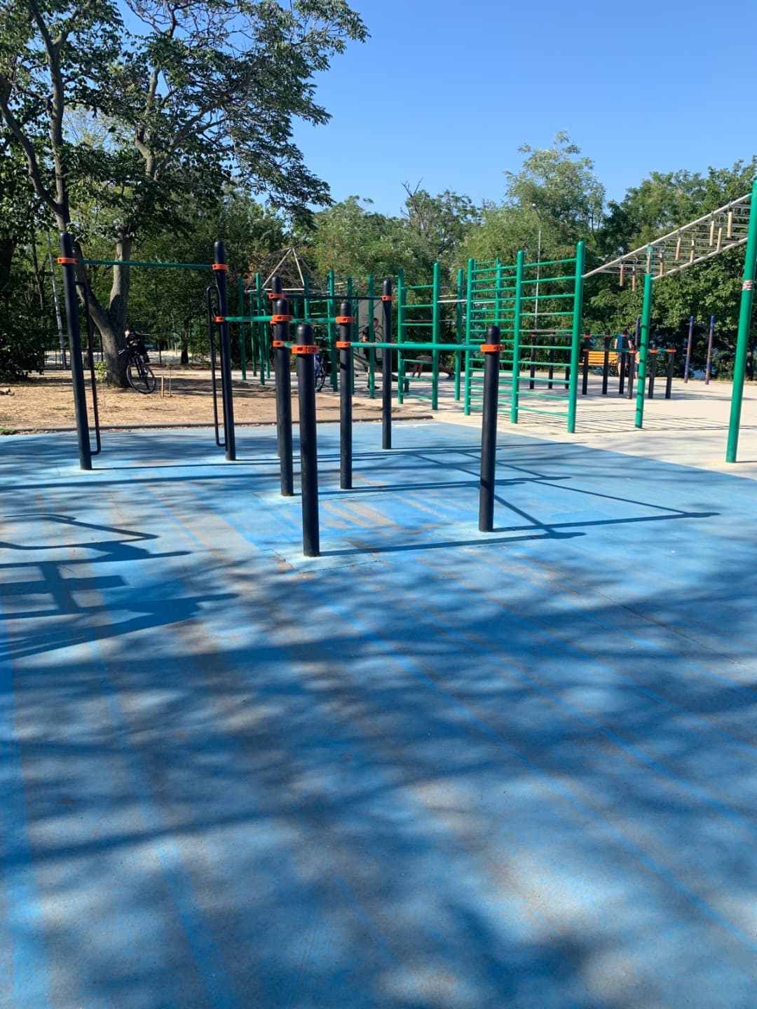 Лавка для преса на майданчику Calisthenics Park at Траса здоров’я, Одеса #wp1012 – фото 5 з 5