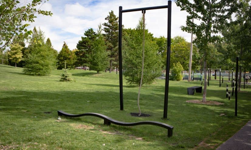 Sprungplattform bei Calisthenics Park at Avenue Larose, Montréal – Foto 1 von 1
