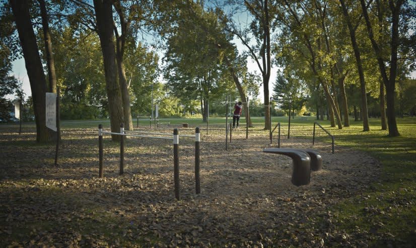 Sprungplattform bei Calisthenics Park at Boulevard LaSalle, Montréal – Foto 1 von 1