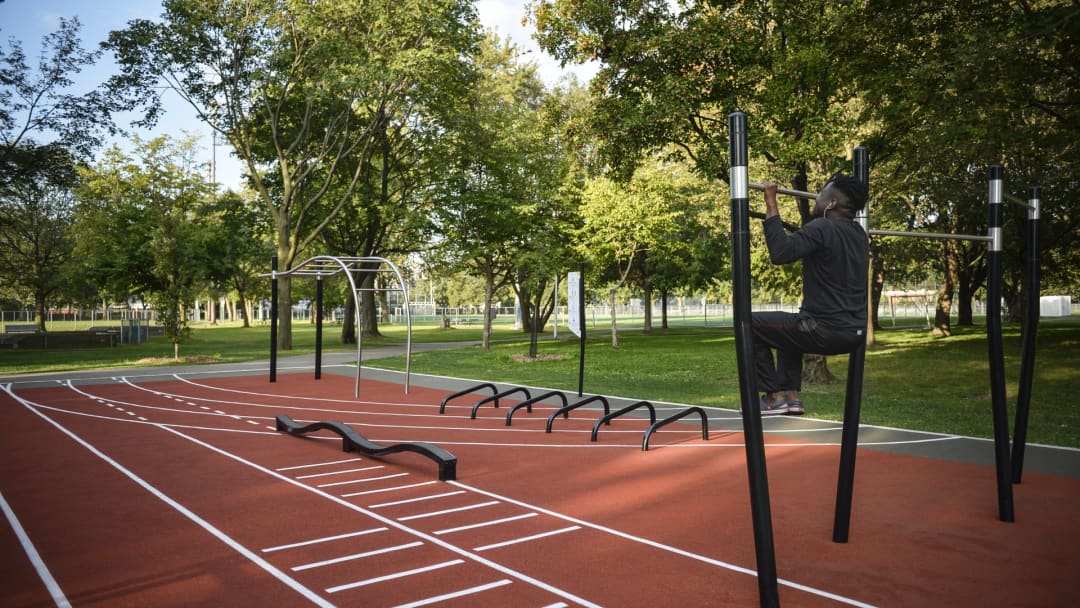 Klimmzugstange bei Calisthenics Park at Rue Saint-Denis, Montréal – Foto 1 von 1