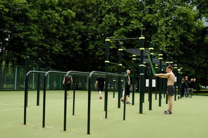 Push Up Bar at Calisthenics Park at улица Лужники, Москва – photo 2 of 4