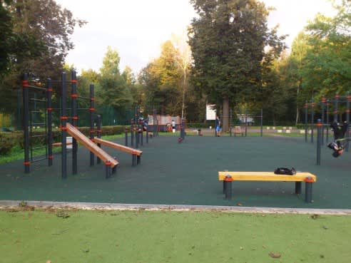 Pull Up Bar at Calisthenics Park at Народный проспект, Москва – photo 1 of 6