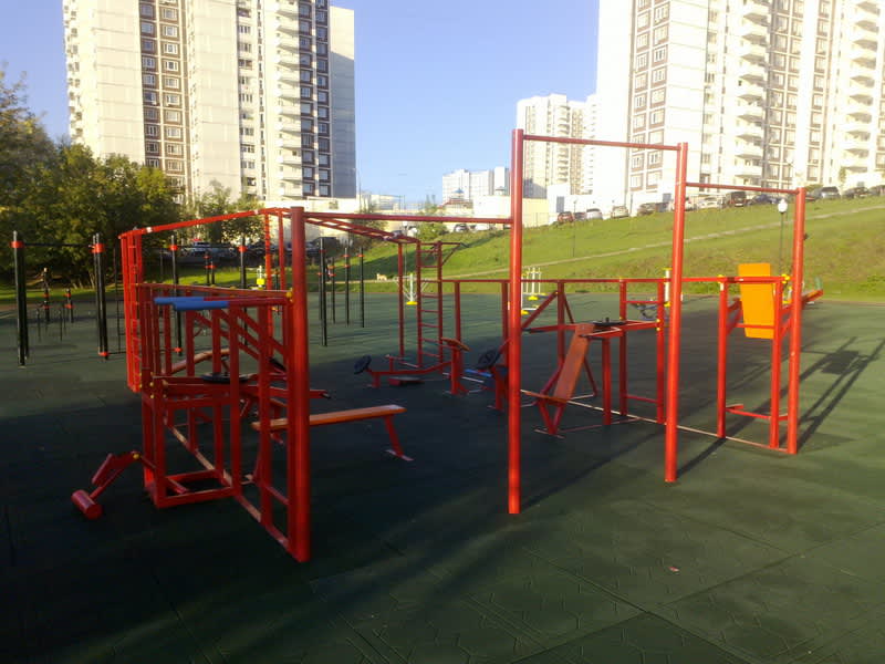 Monkey Bars at Calisthenics Park at улица Маршала Катукова, Москва – photo 3 of 6