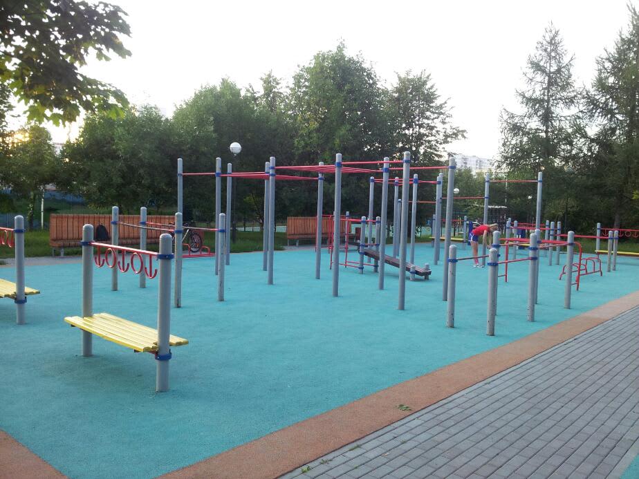 Pull Up Bar at Calisthenics Park at проезд Олимпийской Деревни, Москва – photo 1 of 4