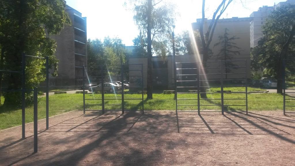 Abs Bench at Calisthenics Park at проспект Непокорённых, Санкт-Петербург – photo 5 of 5