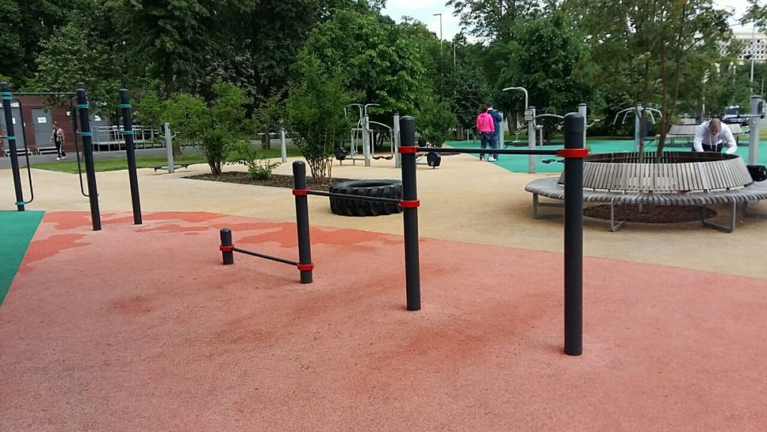 Parallel Gym Bars at Calisthenics Park at Олимпийский комплекс «Лужники», Москва – photo 10 of 20