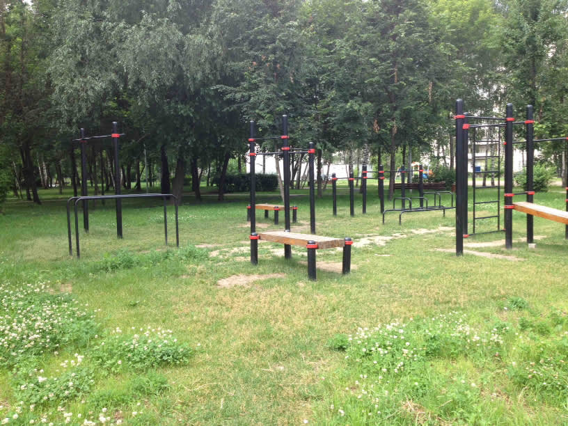 Parallel Gym Bars at Calisthenics Park at Хибинский переулок, Москва – photo 1 of 5