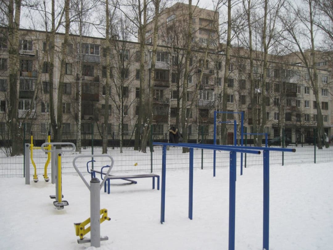 Pull Up Bar at Calisthenics Park at улица Добровольцев, Санкт-Петербург – photo 1 of 2