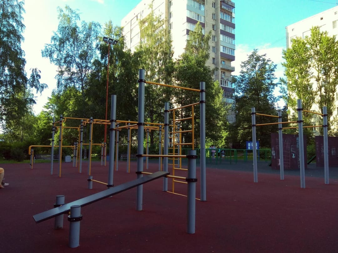 Push Up Bar at Calisthenics Park at улица Подвойского, Санкт-Петербург #wp1857 – photo 2 of 3