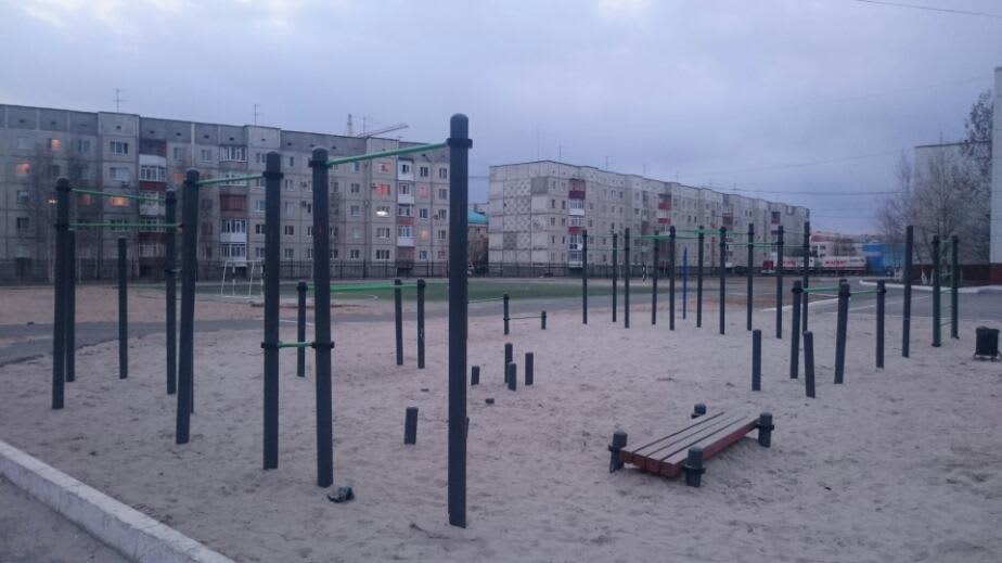 Pull Up Bar at Calisthenics Park at улица Аржанова, Нефтеюганск – photo 1 of 1